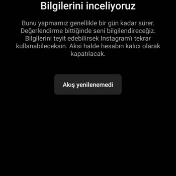 Instagram Hesabım Yanlışlıkla Kapatıldı