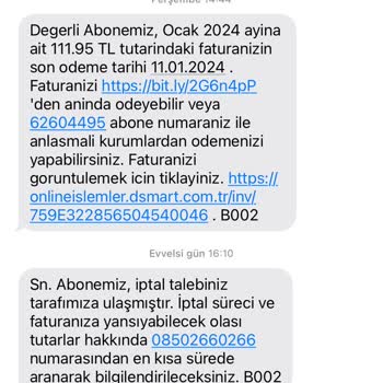 DSmart Abonelik Sorunları Ve Müşteri Hizmetleri Eleştirisi