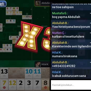 101 Okey Plus Oyunda Uygunsuz İletişim Ve Rahatsızlık