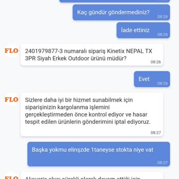 FLO Ayakkabı FLO Kuponla Aldığım Ürünümü Karşılıksız İade Etti