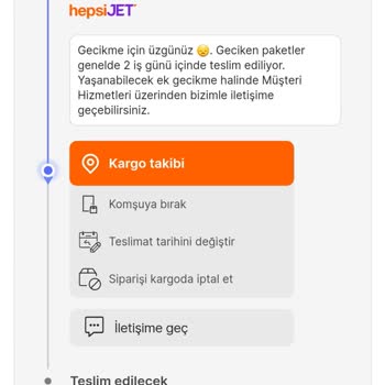 Hepsijet Hepsiburada Ürün Teslimi