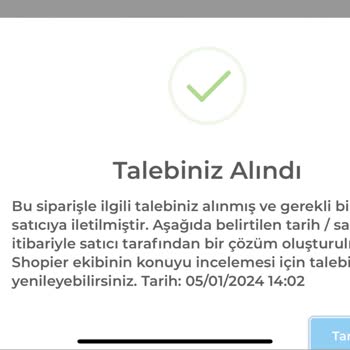 Shopier Sipariş Gönderilmediği Halde İptal Edilmedi