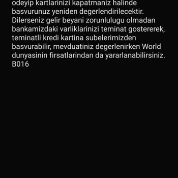 Yapı Kredi Bankası Aldatmaya Yönelik Mesajlar