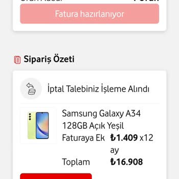 Vodafone Faturamı Almadığım Cihazı Ekliyor