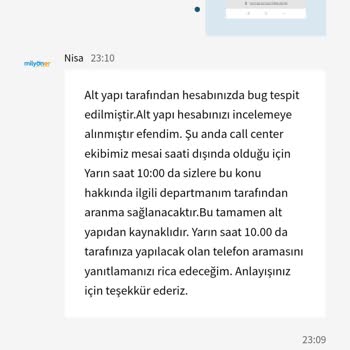 Milyoner Hesap Problemi Ve Destek Hizmetleri Sorunu