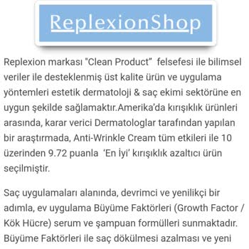 Replexion Shop Parasını Ödediğim Ürün Firma Tarafından Gönderilmedi