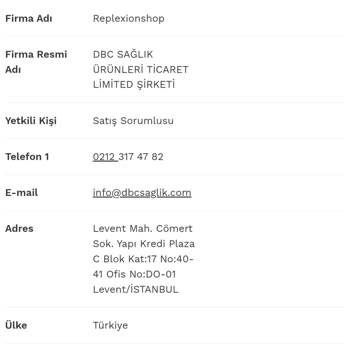 Replexion Shop Parasını Ödediğim Ürün Firma Tarafından Gönderilmedi