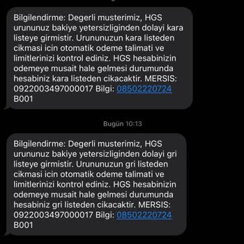 VakıfBank HGS İşlemleri Ödeme Yapmıyor