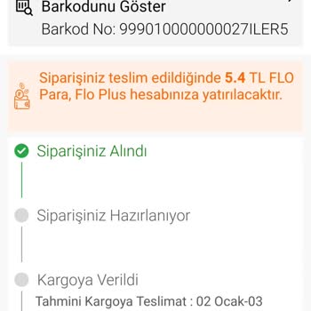 FLO Ayakkabı'dan Ayakkabı Hala Gelmedi