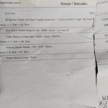 Hepsi Moda Eksik Ürün Gönderildi.