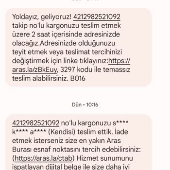 Çorum Aras Kargo Şubesi Kime Teslim Edildiği Belli Olmayan Kargo