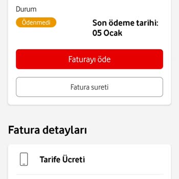 Vodafone Haksız Fatura İtirazın Dönüş Olmaması