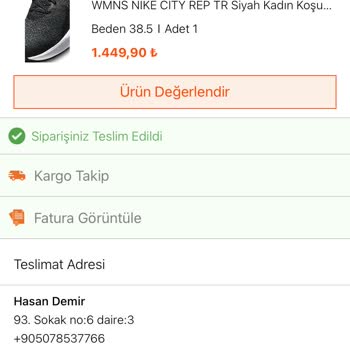 In Street Nike Ayakkabı Yırtılması Ve Değişim Yapılmaması