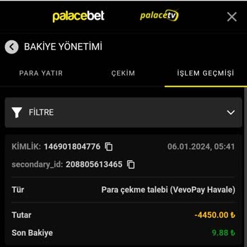 Palacebet Hakkımı Vermedi Kazancıma El Koydu