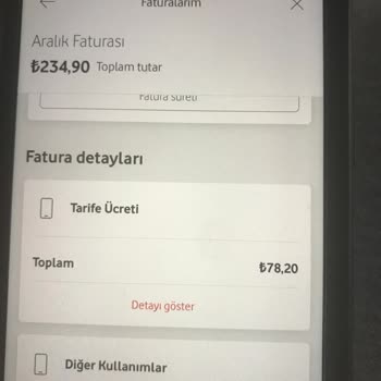 Vodafone'a Fazla Ücret Aldı