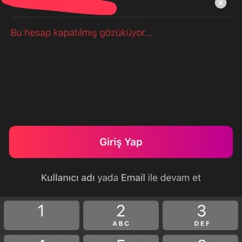 Gardrops Hesabımı Kapatıp, Yeni Hesap Açamıyorum.