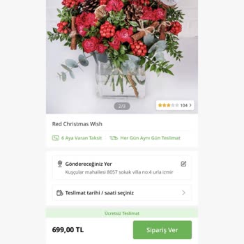 Çiçek Sepeti Sitedeki Görsele Uygun Çiçek Göndermiyor