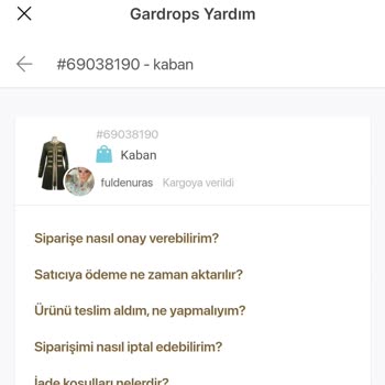 Gardrops Premium Ürün İade Edemiyorum
