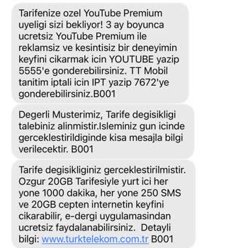 Türk Telekom İstemediğim Pakete Dahil Edildim Eski Paketime Fazla Ücret Alındı