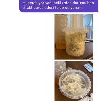 Getir Küflü Ürün İade Mağduriyeti