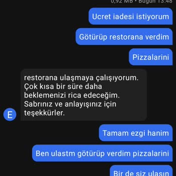 Domino's Pizza Çorum Şubesi Lütfen Hatanızdan Dönün