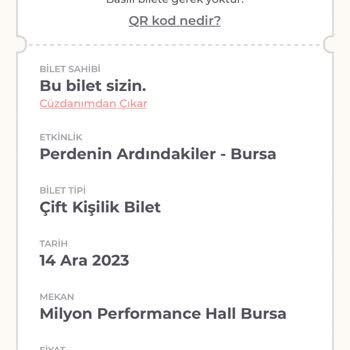 Milyon Performance Hall Ücret İade Etmiyor