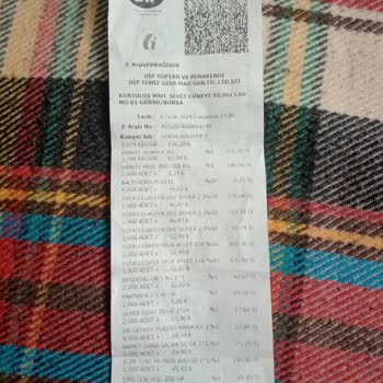 Dip Toptan Market Gürsu Şubesi Ürünleri İki Kere Okutmuş!