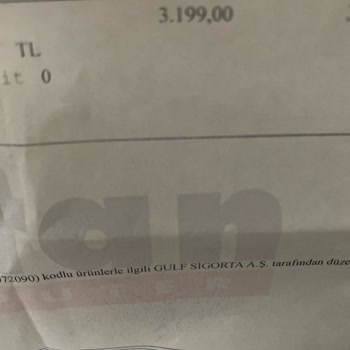 Bilgim Dışında Gulf Sigorta Yapılması