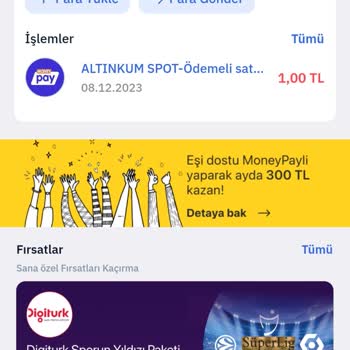 MoneyPay Hazır Limit Kilitli