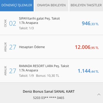 Denizbank Bilgim Dışında Taksitlerimi İptal Etti