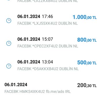 Facebook Adı Altında Habersiz Para Çekilmesi