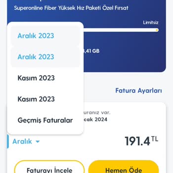 Turkcell Superonline Fatura Kabartması