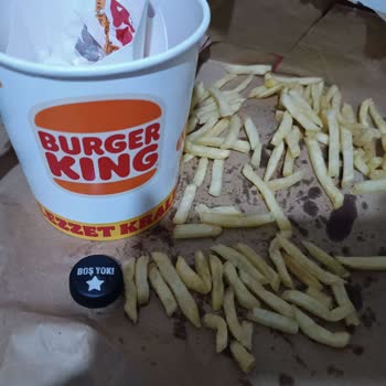 Yıllardır Süre Gelen Burger King Siparişleri.