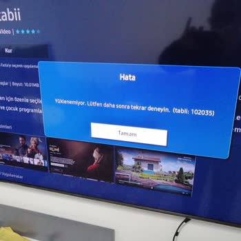 Samsung Yükleme Hata Kodu 102035