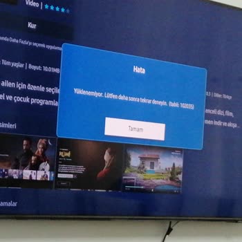 Samsung Yükleme Hata Kodu 102035