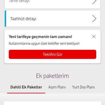 Vodafone Her Şey Yanımda Vodafone Tarife Geçiş Ve Hediye Çeki Sorunu