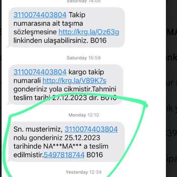 Aras Kargo Geri Geldi Ve İki Kez Ödeme Yapmak Zorunda Kaldım