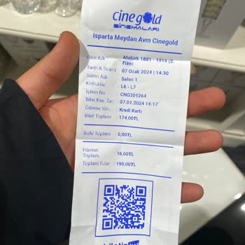Isparta Meydan AVM Cinegold Soğuk Ve Sessiz Sinema