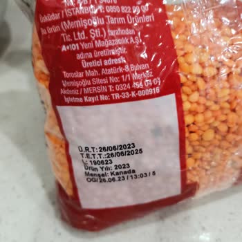 A101 Paketli Kırmızı Mercimek Böcekleri