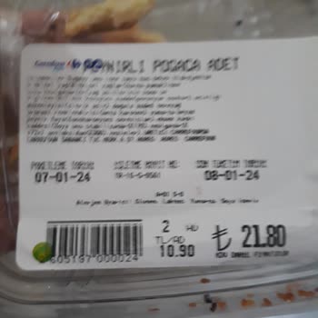 Carrefour SA Bayat Ve Kalitesiz Yenmeyecek Gida Satışı