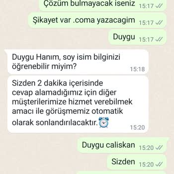 A101 İade Yapmaması Ve İlgilenmemesi