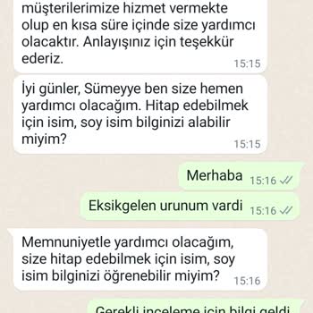 A101 İade Yapmaması Ve İlgilenmemesi