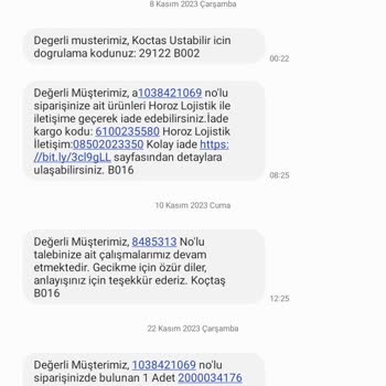 Koçtaş Avize İadesi Ve Hizmet