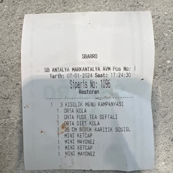 Sbarro'da Hayal Kırıklığı Yaşadık
