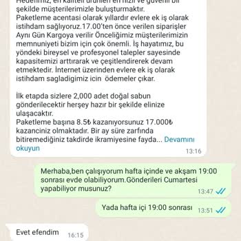 Evde Ekişi Paketleme Paketleme İşi Mağduriyeti