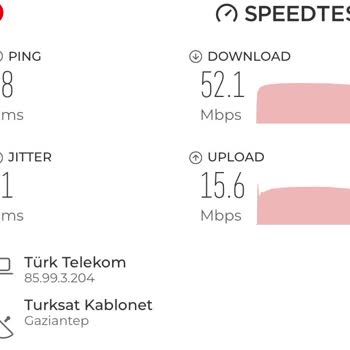Vodafone Net Ping Değeri