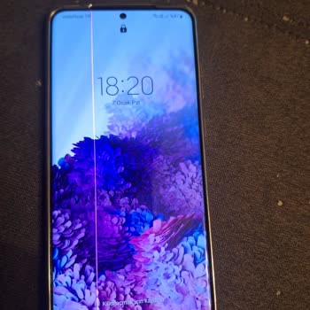 Samsung Telefon S20 Plus Güncelleme Sonrası Pembe Çizgi Sorunu