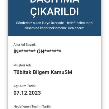 AGT Kurye (aynigunteslim.com) Dağıtımda Geciken E-imza Sertifikası İçin Şikayet