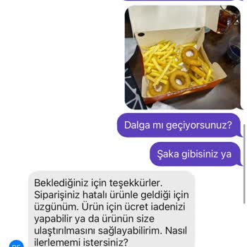 Getir-Popeyes Eksik Ürün Şikayeti