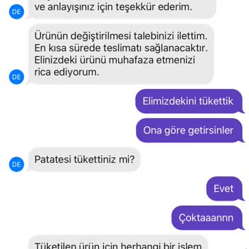 Getir-Popeyes Eksik Ürün Şikayeti